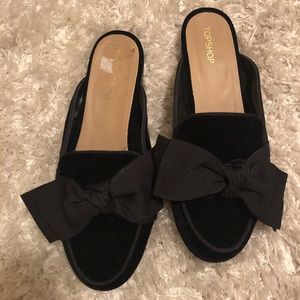 Shoes Velvet Mules Top Shop